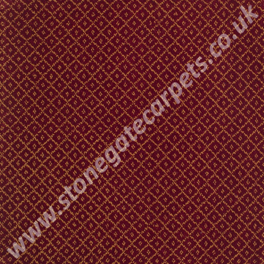Brintons Carpets Royal Marquis Collection Burgundy Red Trellis 1/50348