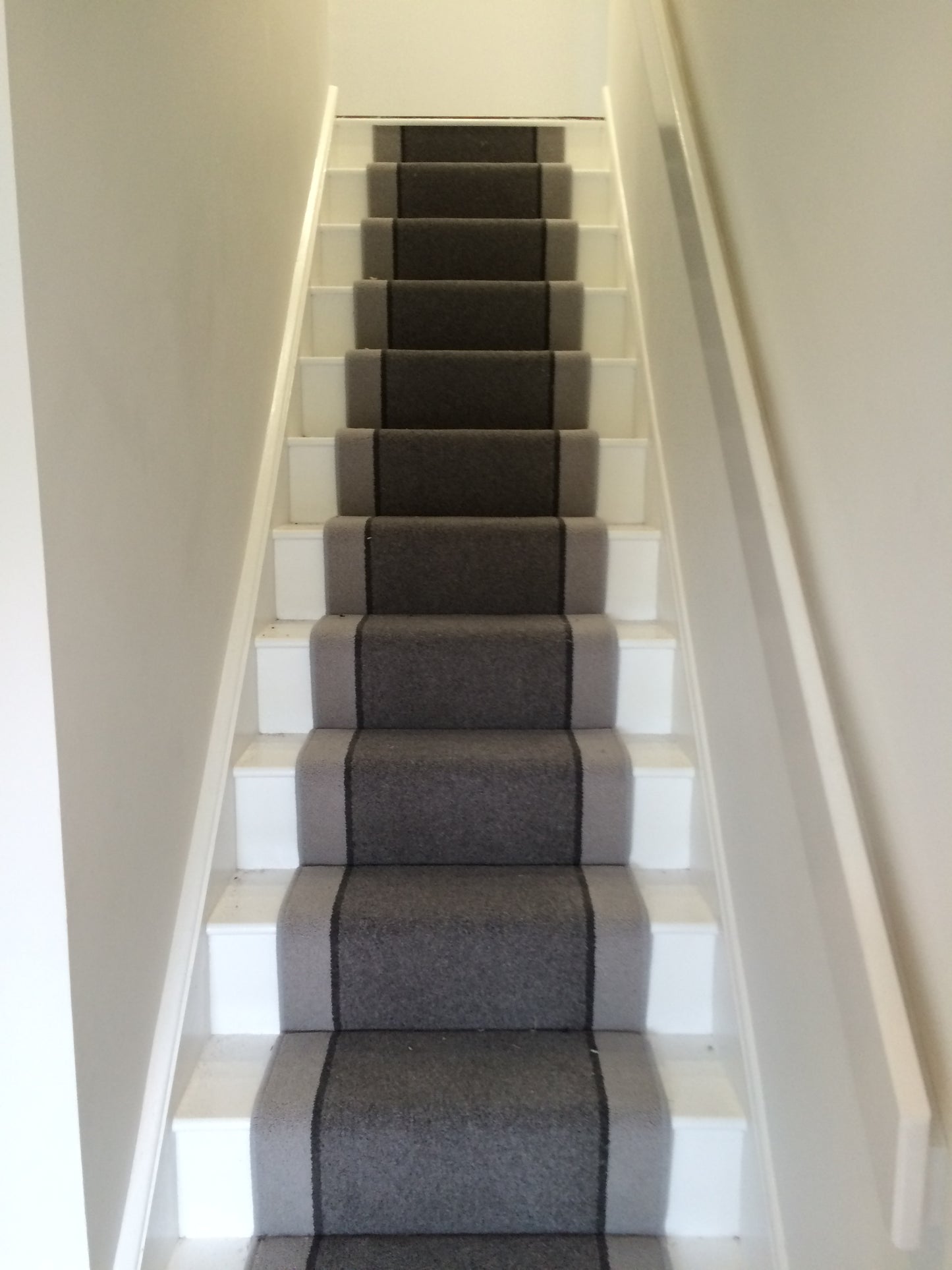 Brintons Carpets Bell Twist Smoke Black Pewter Stair Runner (Per Linear Metre)