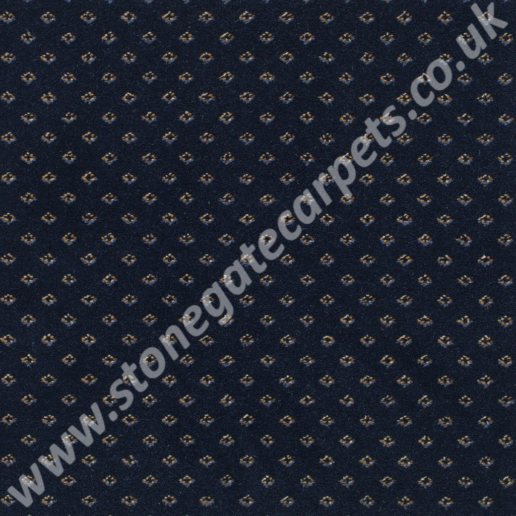 Brintons Carpets Royal Marquis Collection French Navy Diamond 3/50346
