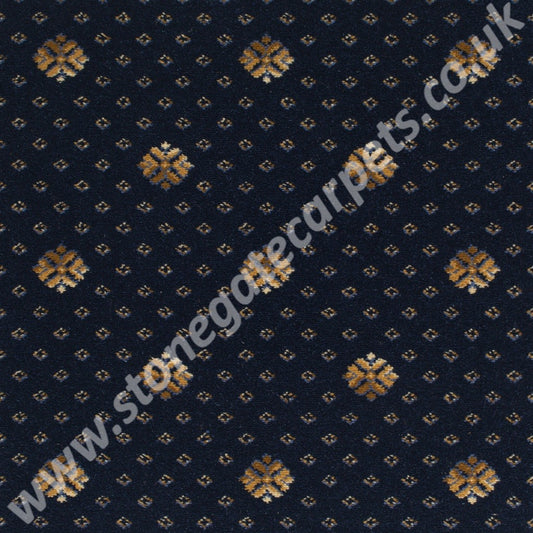 Brintons Carpets Royal Marquis Collection French Navy Flake 3/50345