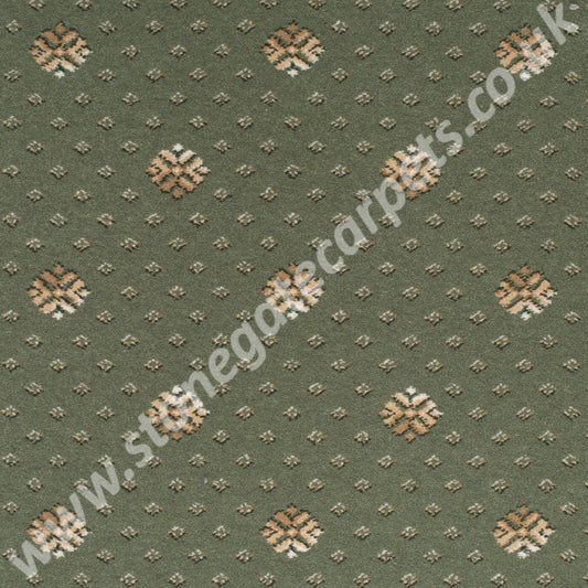 Brintons Carpets Royal Marquis Collection Willow Green Flake 4/50345 (per M²)
