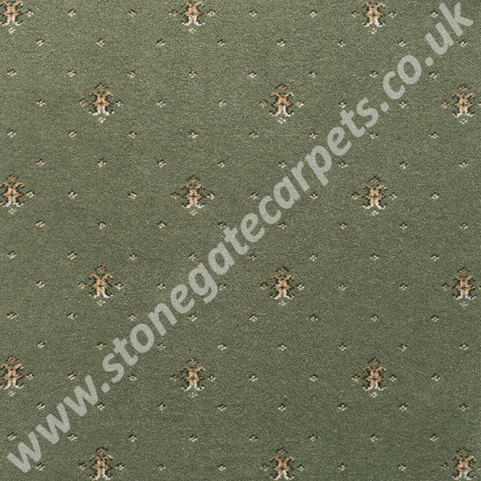 Brintons Carpets Royal Marquis Willow Green Coronet 4/50347