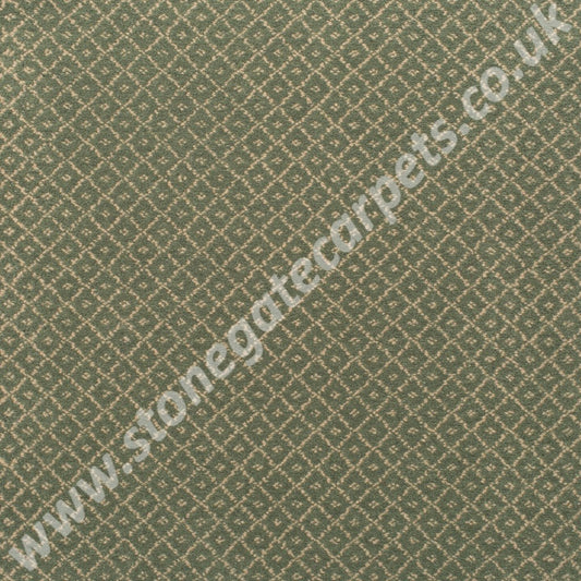 Brintons Carpets Royal Marquis Willow Green Trellis 4/50348 (per M²)