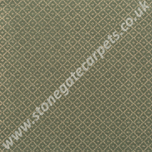 Brintons Carpets Royal Marquis Willow Green Trellis 4/50348
