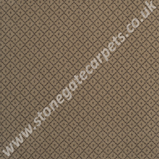 Brintons Carpets Royal Marquis Collection Tawny Brown Trellis 8/50348 (per M²)