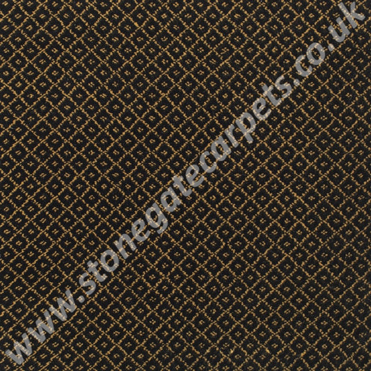 Brintons Carpets Royal Marquis Collection Intense Black Trellis  9/50348