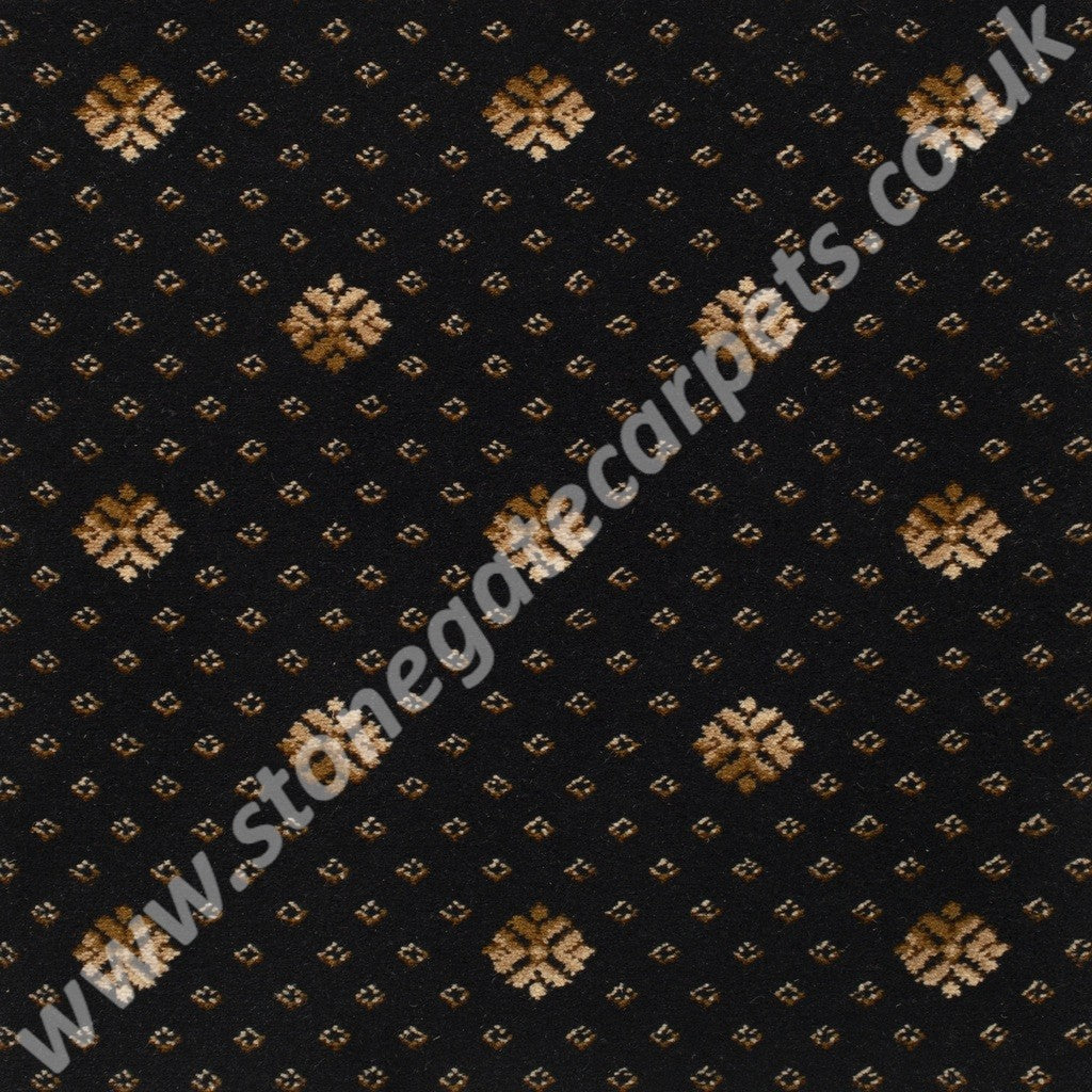 Brintons Carpets Royal Marquis Collection Intense Black Flake 9/50345 (per M²)