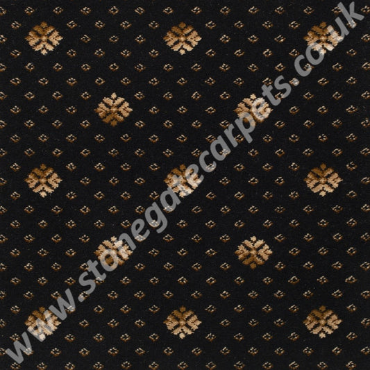 Brintons Carpets Royal Marquis Collection Intense Black Flake 9/50345