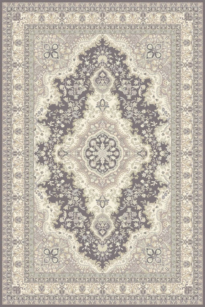 Agnella Rugs Isfahan ALMAS Anthracite - 50/50 British/New Zealand Wool - Free Delivery