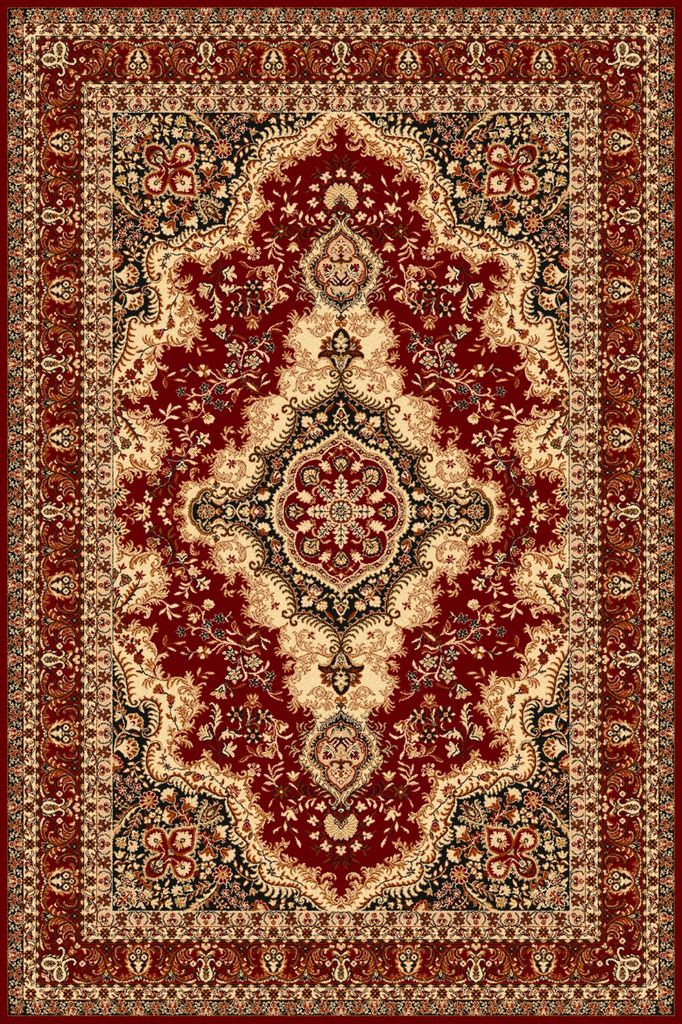 Agnella Rugs Isfahan ALMAS Ruby - 50/50 British/New Zealand Wool - Free Delivery