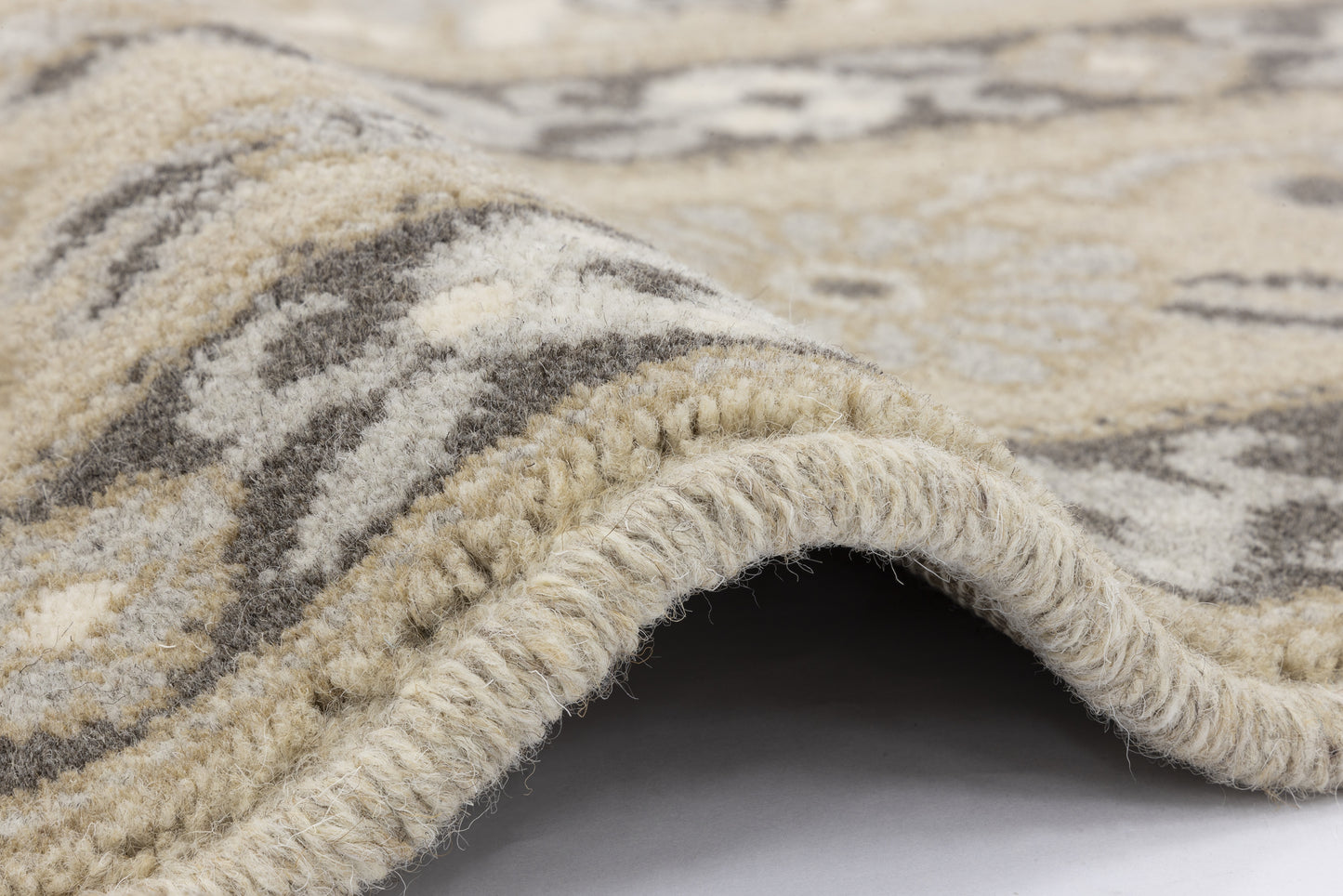 Agnella Rugs Tempo Natural ALOFI Grey - 100% Undyed British Wool - Free Delivery