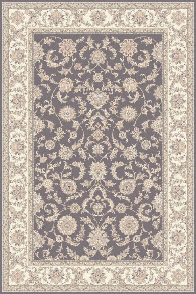 Agnella Rugs Isfahan ANAFI Anthracite - 50/50 British/New Zealand Wool - Free Delivery