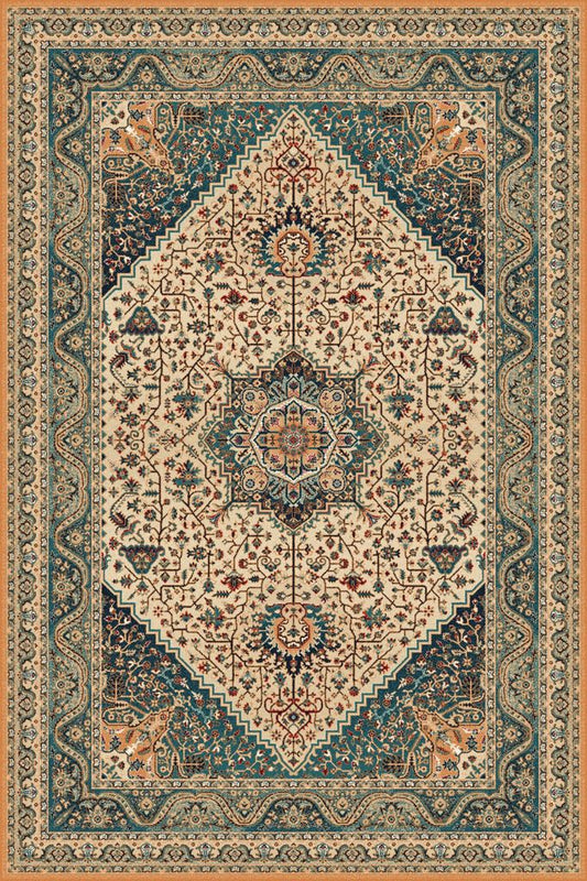 Agnella Rugs Isfahan ARETUZA Copper - 50/50 British/New Zealand Wool - Free Delivery