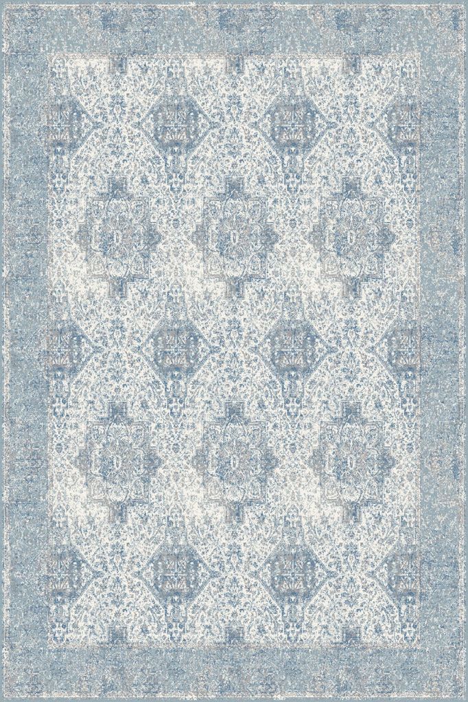 Agnella Rugs Isfahan AUGUSTUS Light Blue - 50/50 British/New Zealand Wool - Free Delivery