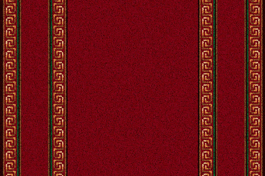 Ulster Carpets Athenia Red Runner 10/2583 (Please Call for per M² Cost)