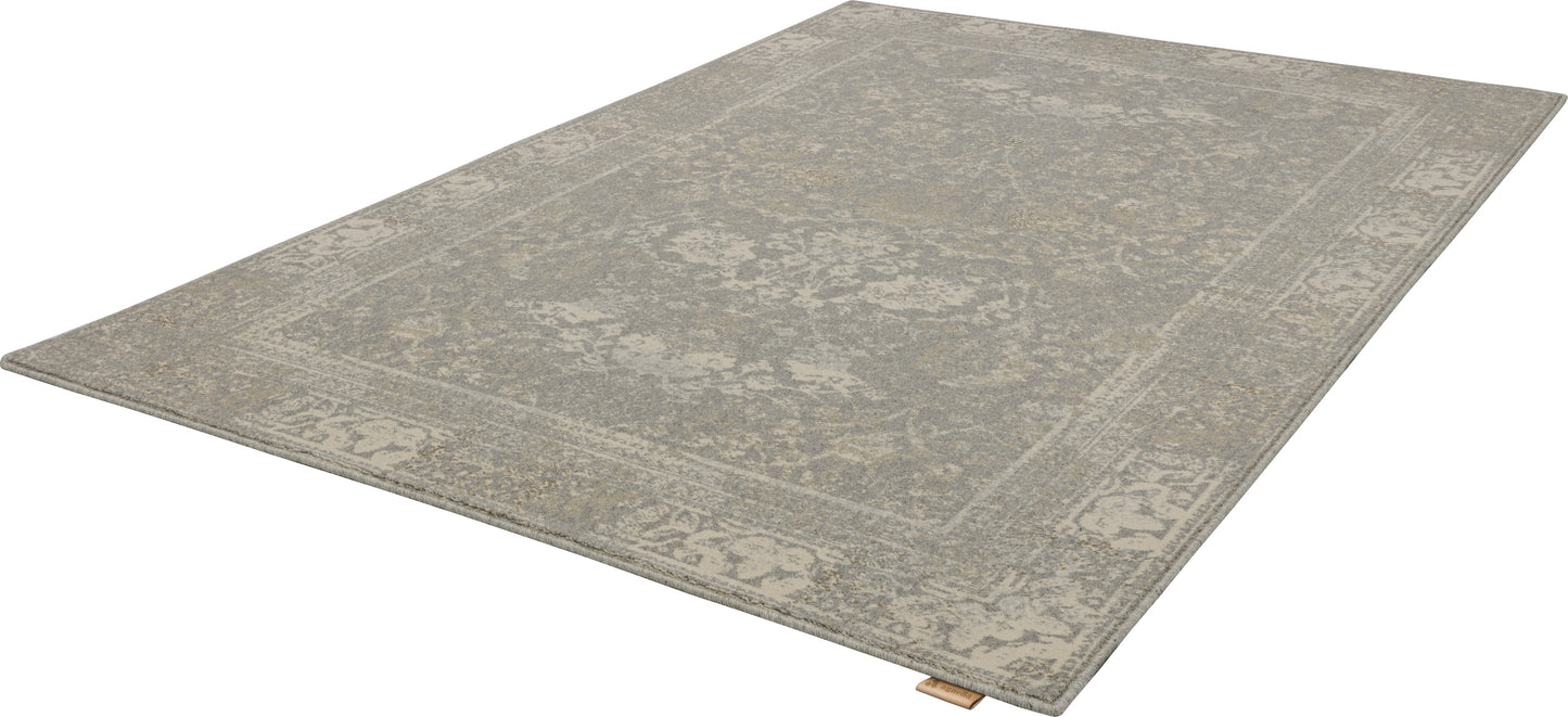 Agnella Rugs Tempo Natural BROOKS Grey - 100% Undyed British Wool - Free Delivery