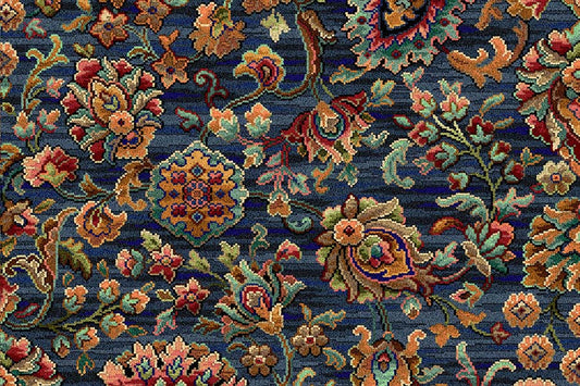 Ulster Carpets Glendun Blue Caliph 5/2446 (Please Call for per M² Cost)