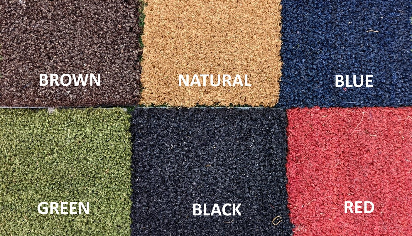 Coir Barrier Matting Heavy Duty PVC Backed Coir Cut to Size (Per M