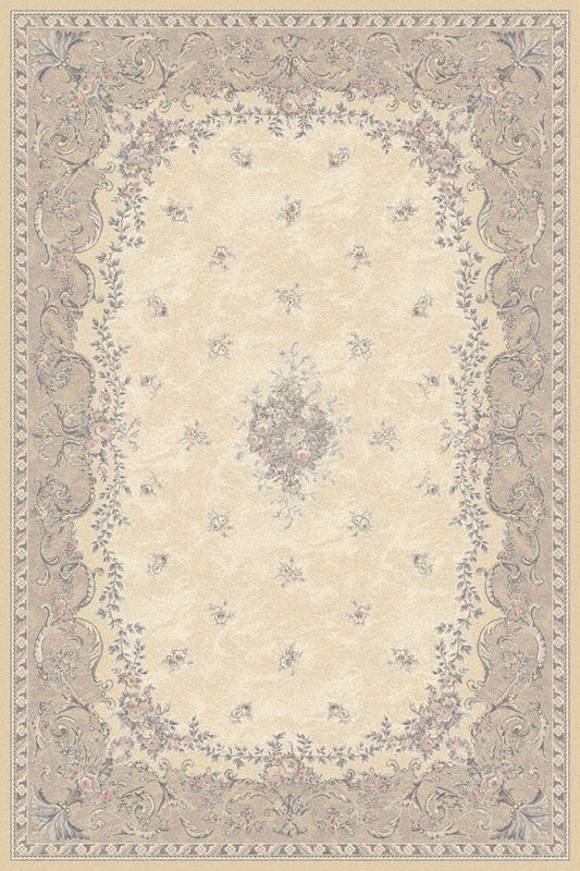 Agnella Rugs Isfahan DAFNE Alabaster - 100% New Zealand Wool - Free Delivery