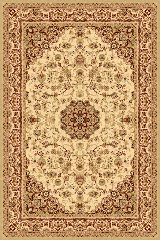 Agnella Rugs Isfahan DAMO Cream - 100% New Zealand Wool - Free Delivery