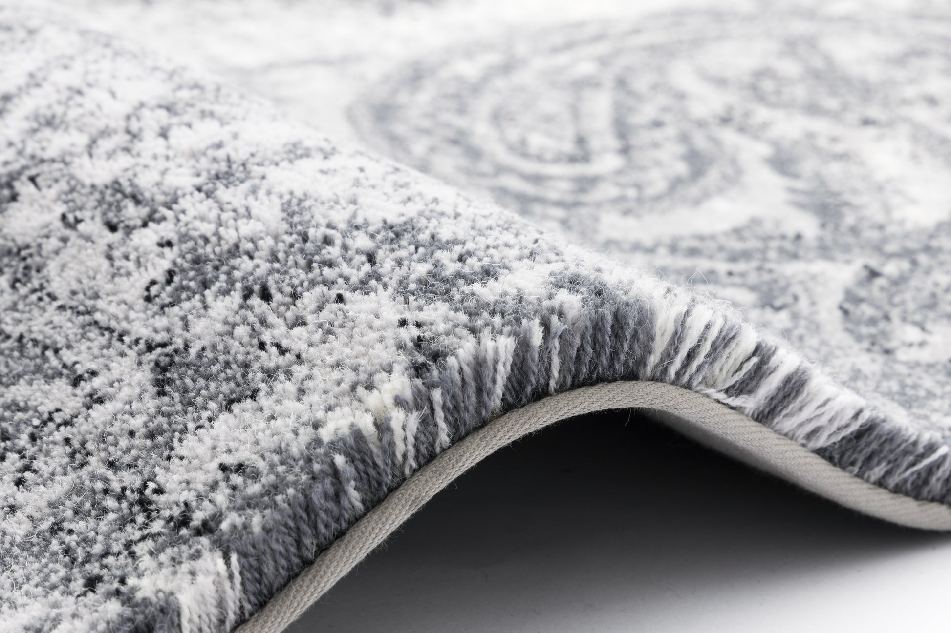 Agnella Rugs Calisia EDDIE Graphite - 100% New Zealand Wool - Free Delivery