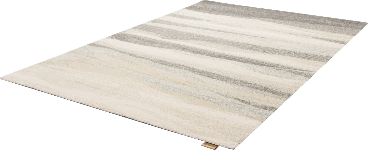 Agnella Rugs Calisia M ELIDU Grey - 50% British Wool 50% New Zealand Wool - Free Delivery