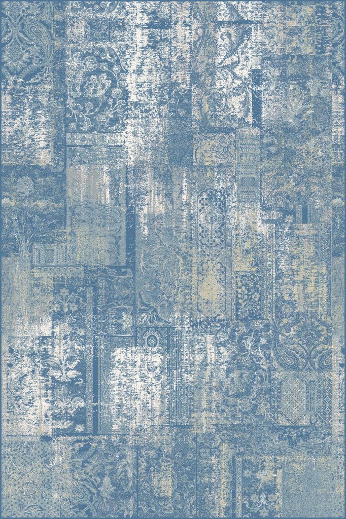 Agnella Rugs Isfahan ETERY Blue - 100% New Zealand Wool - Free Delivery