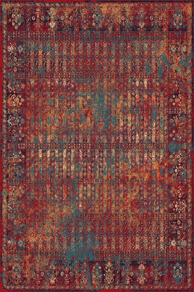 Agnella Rugs Isfahan GRAWE Dark Red - 100% New Zealand Wool - Free Delivery