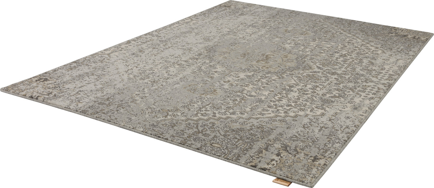 Agnella Rugs Tempo Natural HUVIEL Grey - 100% Undyed British Wool - Free Delivery