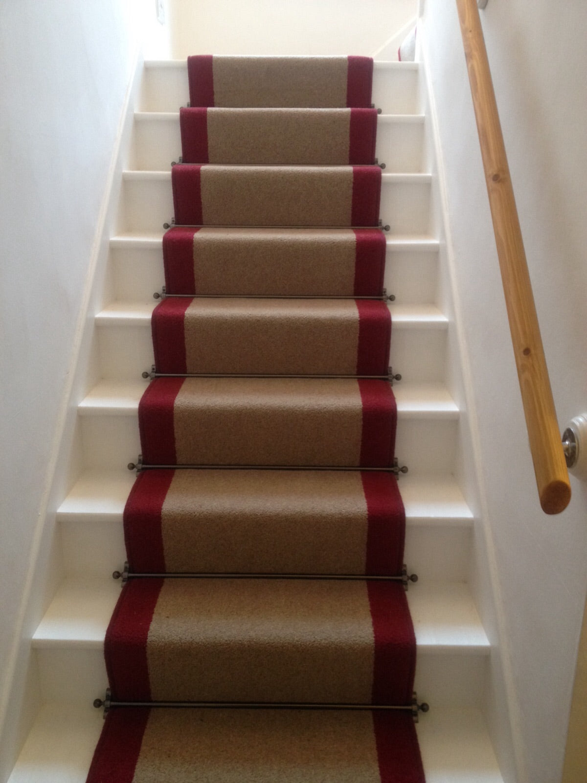 Brintons Carpets Bell Twist Italian Mocha & Ulster Shiraz Stair Runner (per M)
