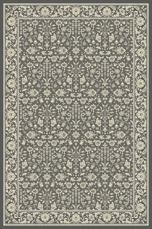 Agnella Rugs Isfahan ITAMAR Grey - 100% New Zealand Wool - Free Delivery
