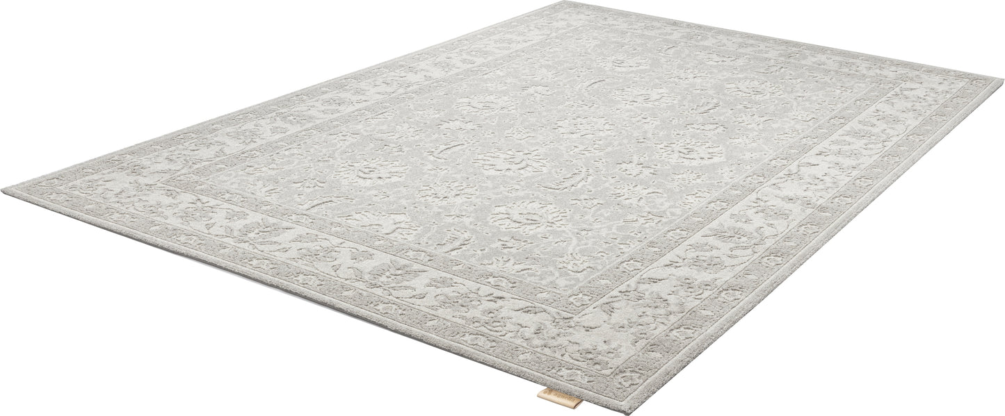 Agnella Rugs Noble KIRLA Grey - 100% Undyed British Wool - Free Delivery