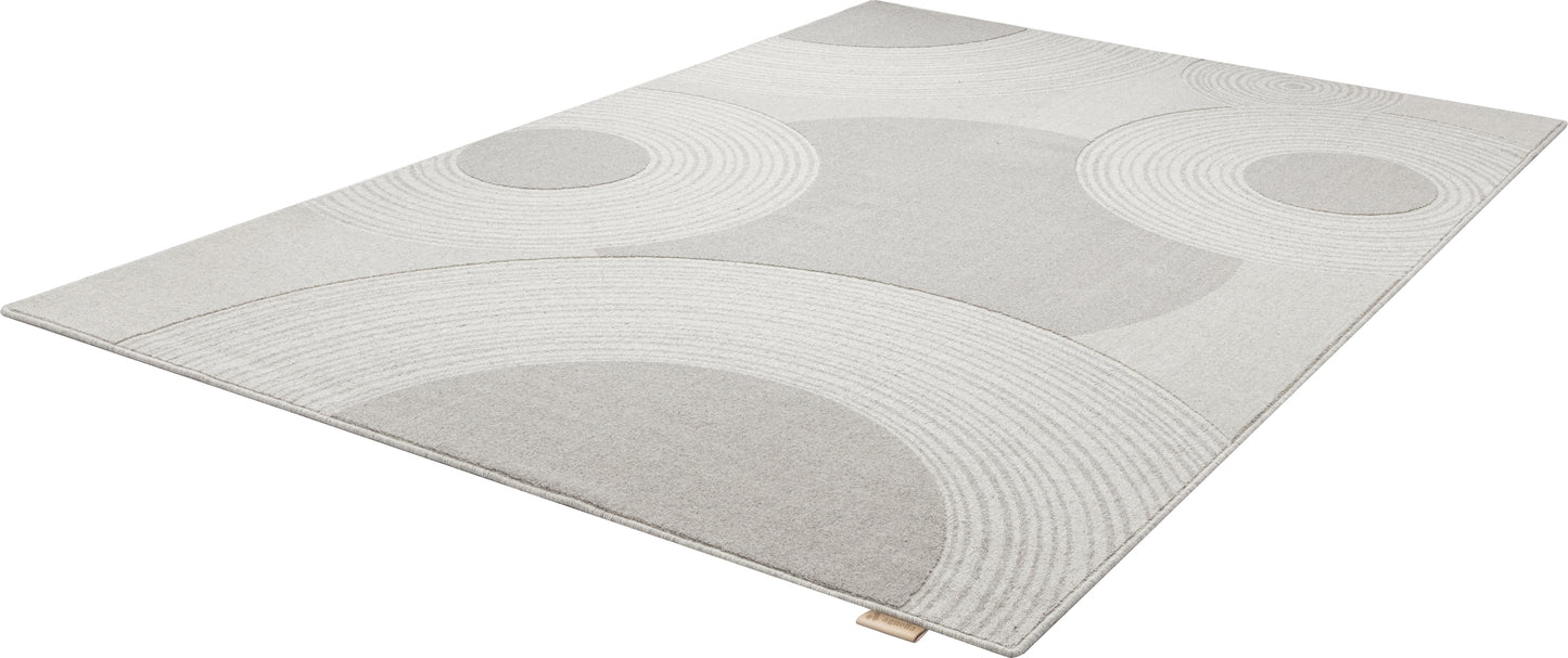 Agnella Rugs Noble KOREN Light Grey - 100% Undyed British Wool - Free Delivery