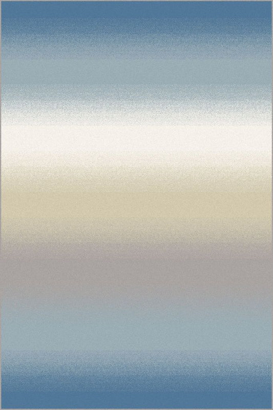 Agnella Rugs Isfahan OMBRE Blue - 100% New Zealand Wool - Free Delivery