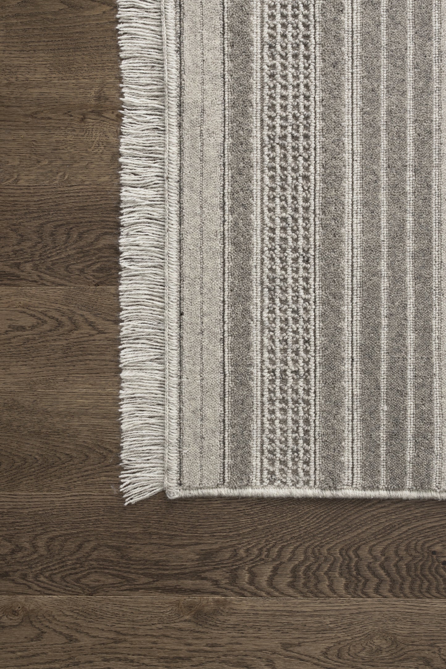 Agnella Rugs Noble ONI Light Grey - 100% Undyed British Wool - Free Delivery