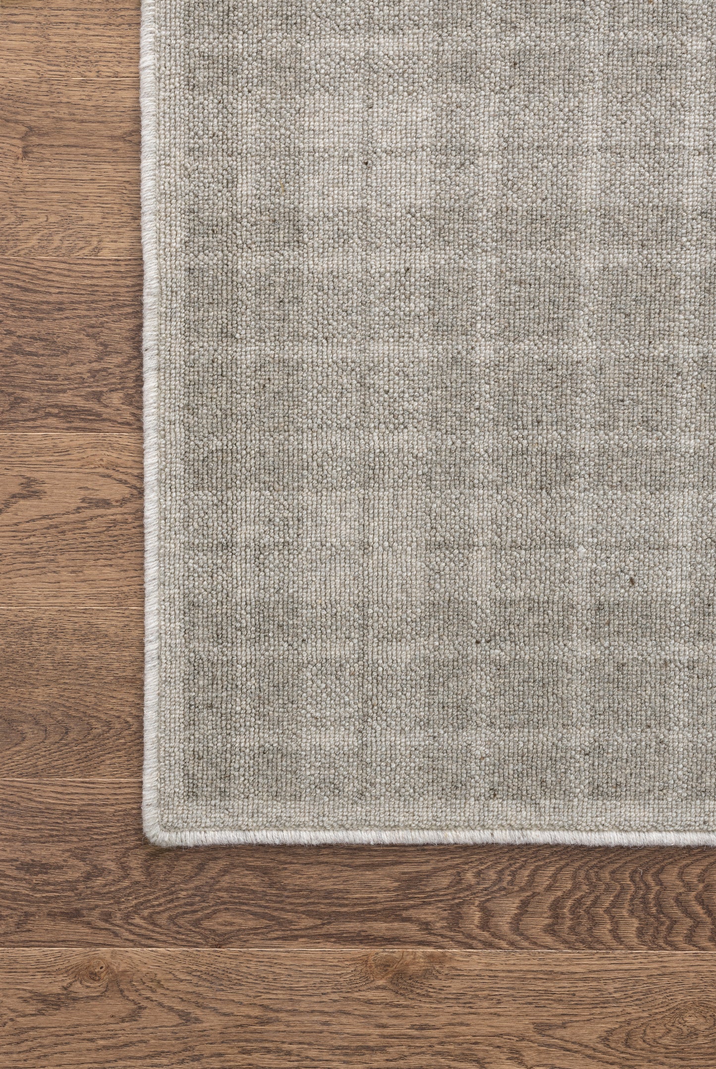 Agnella Rugs Noble PANO Light Grey - 100% Undyed British Wool - Free Delivery