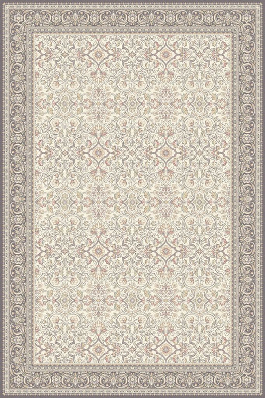 Agnella Rugs Isfahan SALAMANKA Alabaster - 100% New Zealand Wool - Free Delivery