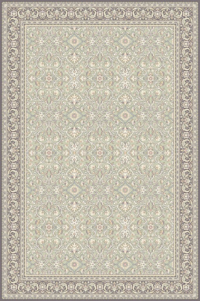 Agnella Rugs Isfahan SALAMANKA Mint - 100% New Zealand Wool - Free Delivery