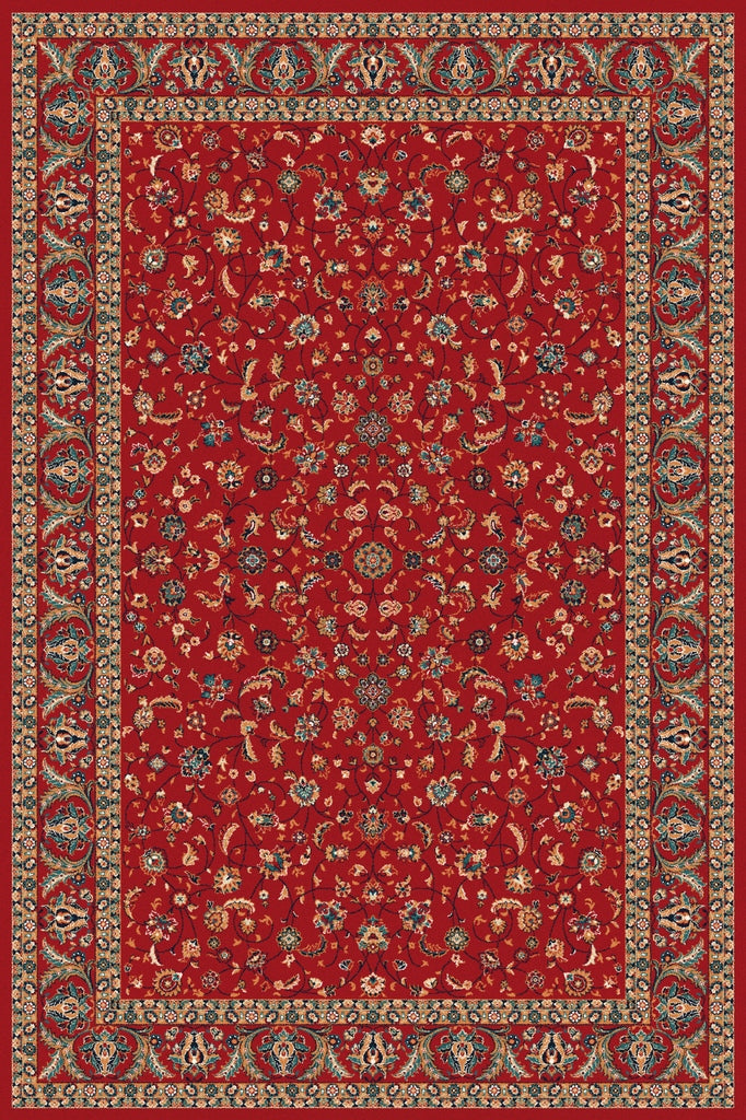 Agnella Rugs Isfahan SANZA Dark Red - 100% New Zealand Wool - Free Delivery