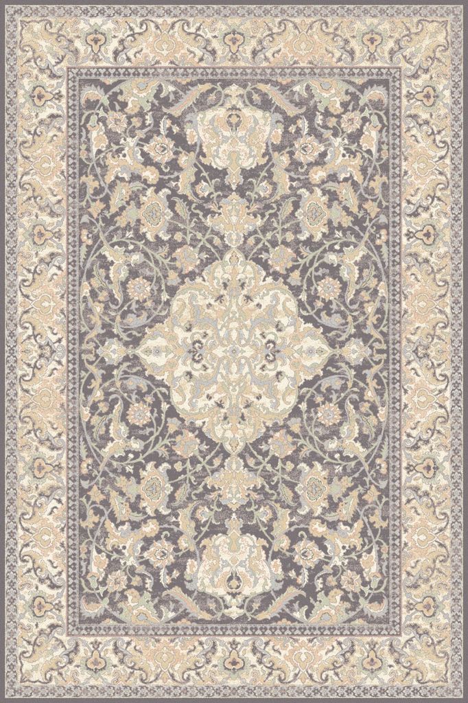 Agnella Rugs Isfahan SEFORA Anthracite - 100% New Zealand Wool - Free Delivery