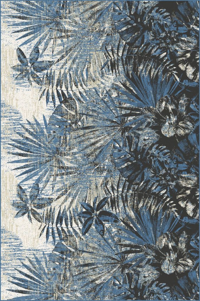 Sense Blue Rug Agnella Rugs Isfahan SENSE Blue - 100% New Zealand Wool - Free Deliver ...