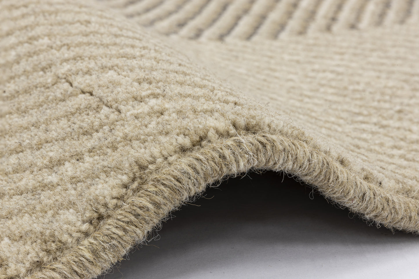 Agnella Rugs Tempo Natural SERA Dark Beige - 100% Undyed British Wool - Free Delivery