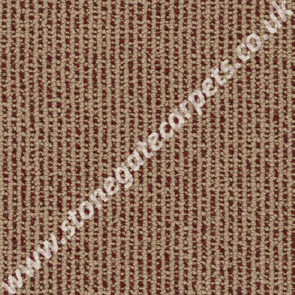 Straw/Flame - Simply Natural Ribgrass - Axminster Carpets