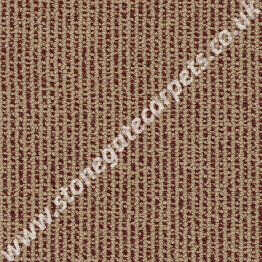 Straw/Flame - Simply Natural Ribgrass - Axminster Carpets
