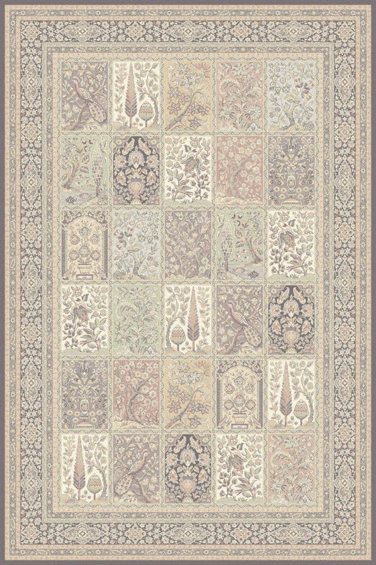 Agnella Rugs Isfahan TIMOR Mint - 100% New Zealand Wool - Free Delivery