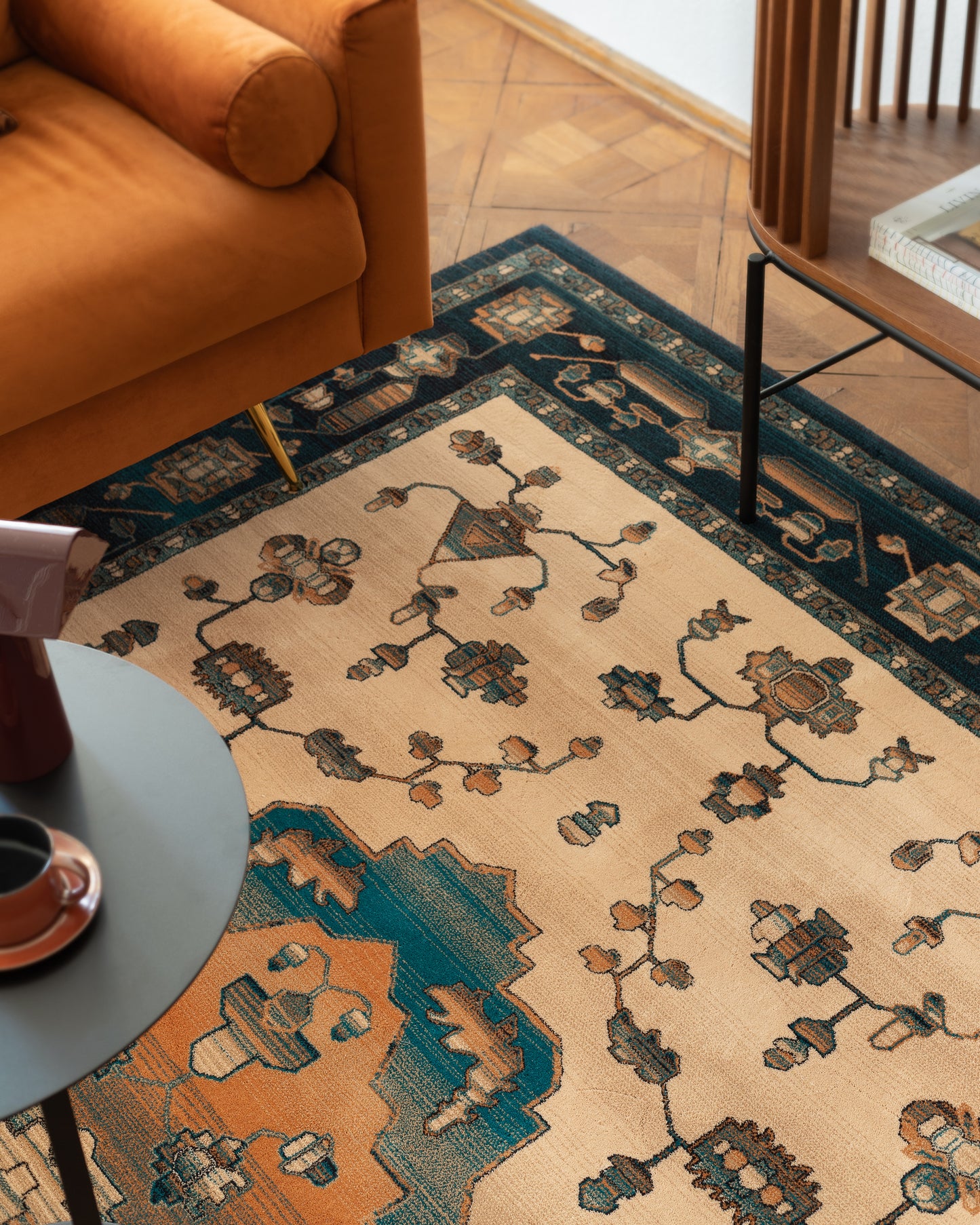 Agnella Rugs Agnus TONATI Emerald - 100% New Zealand Wool - Free Delivery