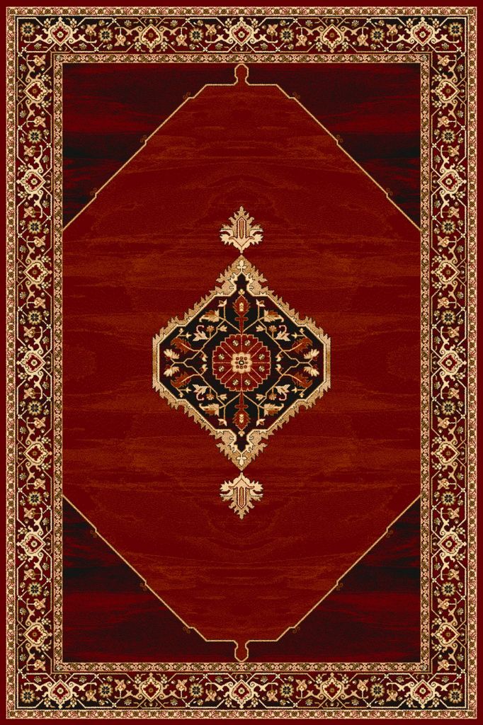 Agnella Rugs Isfahan URIASZ Ruby - 100% New Zealand Wool - Free Delivery