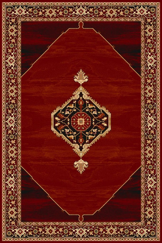 Agnella Rugs Isfahan URIASZ Ruby - 100% New Zealand Wool - Free Delivery