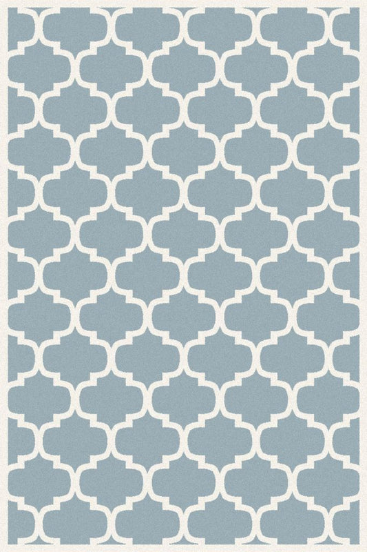Agnella Rugs Isfahan WELUM Light Blue - 100% New Zealand Wool - Free Delivery