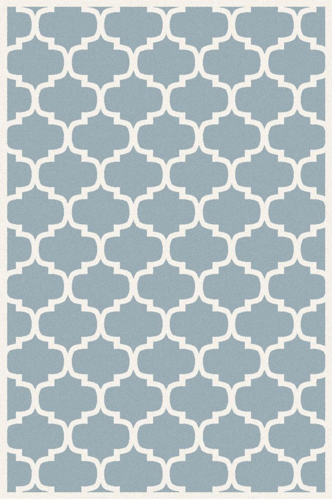 Agnella Rugs Isfahan WELUM Light Blue - 100% New Zealand Wool - Free Delivery